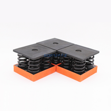Spring Vibration Isolator Rubber Shock Abosorer for Floor/ Soundproofing Floor Rubber Block/ Spring Rubber Anti-Vibration Bumper Pad