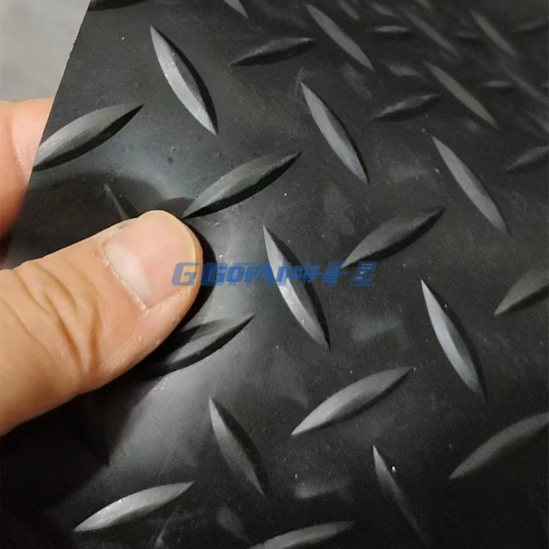 Checkered Rubber Flooring Nbr Nitrile Rubber Custom Floor Mat
