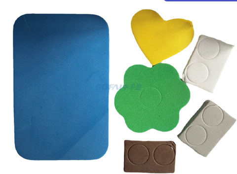 Custom Colorful EVA Foamed Self Adhesive Sponge Pads Feet