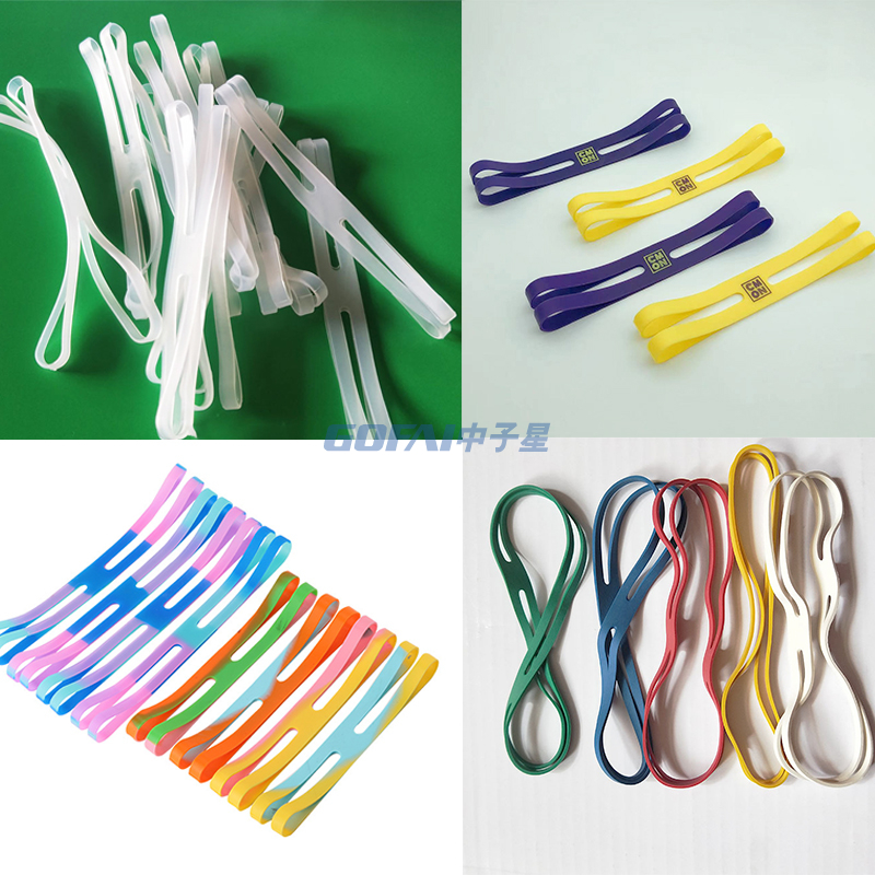 H Silicone Rubber Straps X Rubber Band for Book Game Card Box Bowl