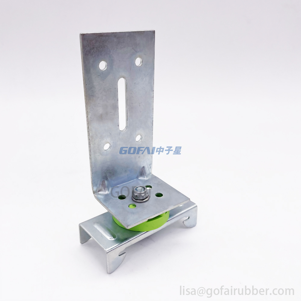 Factory Galvanized Furring Channel XP Shape Rubber Sound Isolation Clips for Ceiling and Wall