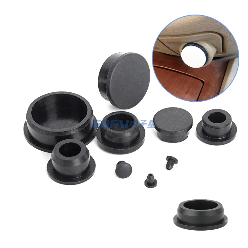 6.8-201mm High Temp Resistant Rubber Pipe End Cap Silicone Hole Plug