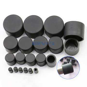High Temp resistant 3mm~110mm Round Silicone Rubber End Caps For Pipe Tube Blanking Cover