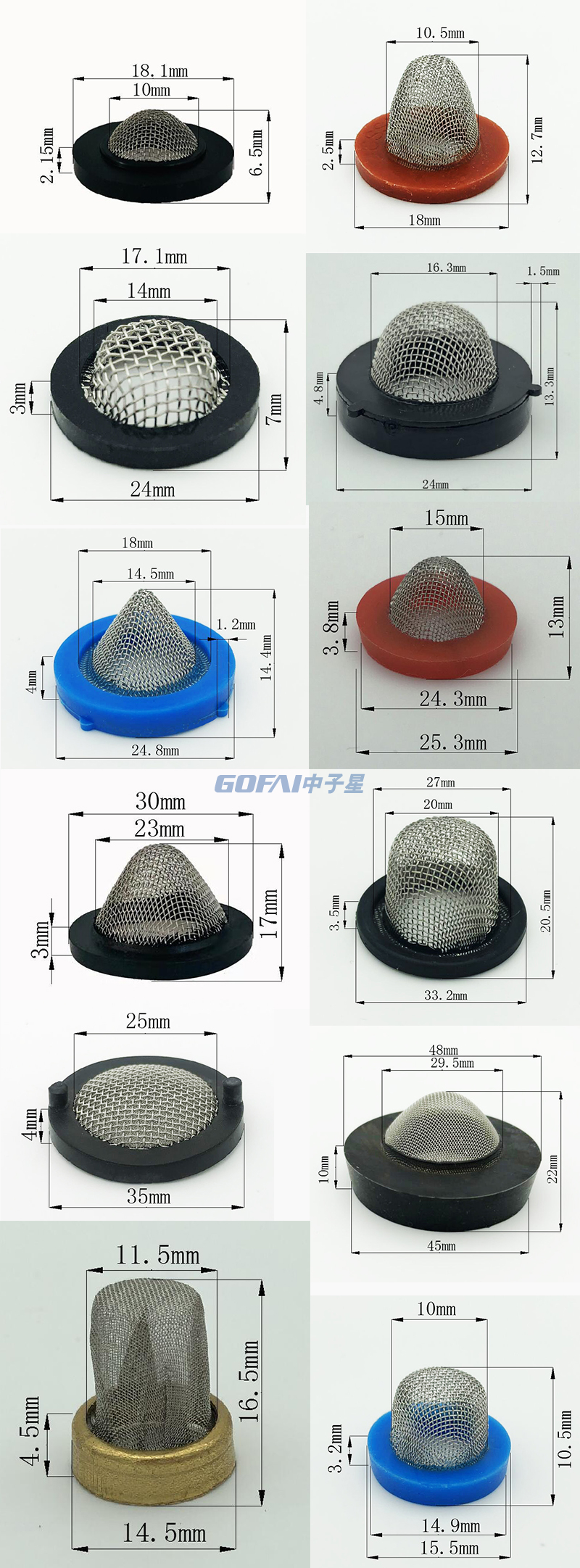 size filter gasket (2)