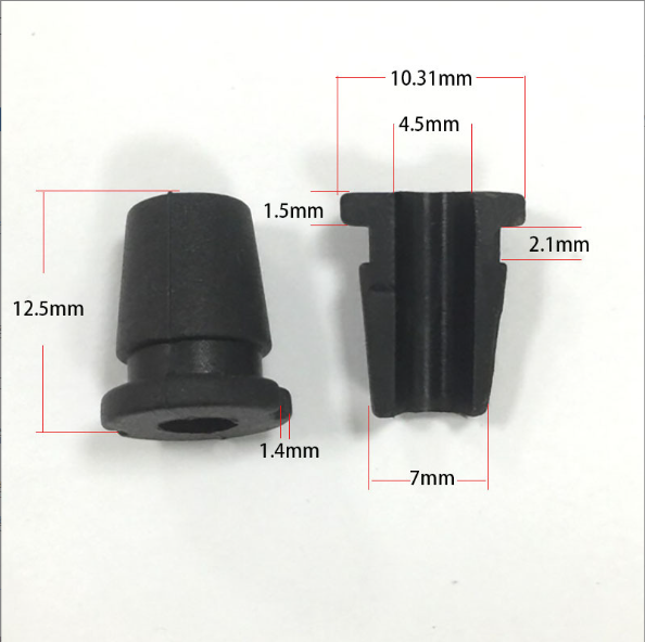 Custom Power Line Silicone Rubber Bushing Electric Wire Protective Rubber Sleeve Aging Resistant Fixing Rubber Plug for Electric Iron
