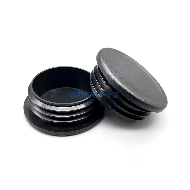 73 mm Tube Plastic End Caps / Plastic Round Pipe Plugs for Steel Tube / Round Tube Inserts Pipe Plug