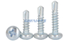 Carbon Steel Galvanize Cross Round Head Dovetail Self Tapping Screw M2.9 M3.5 M4.2 M4.8 M5.5 M6.3