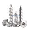 Self-tapping Screws with Cross Round Head Pointed Tail