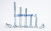 304 Stainless Steel Blue White Zinc Black Outer Hexagonal Screw / Steel Structural Screw / Hexagonal Bolt Fastener