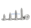 304 Stainless Steel Chamfered Hexagonal Socket Self-tapping Screw/ Large Flat Head Hexagonal Socket Self Tapping Furniture Screw