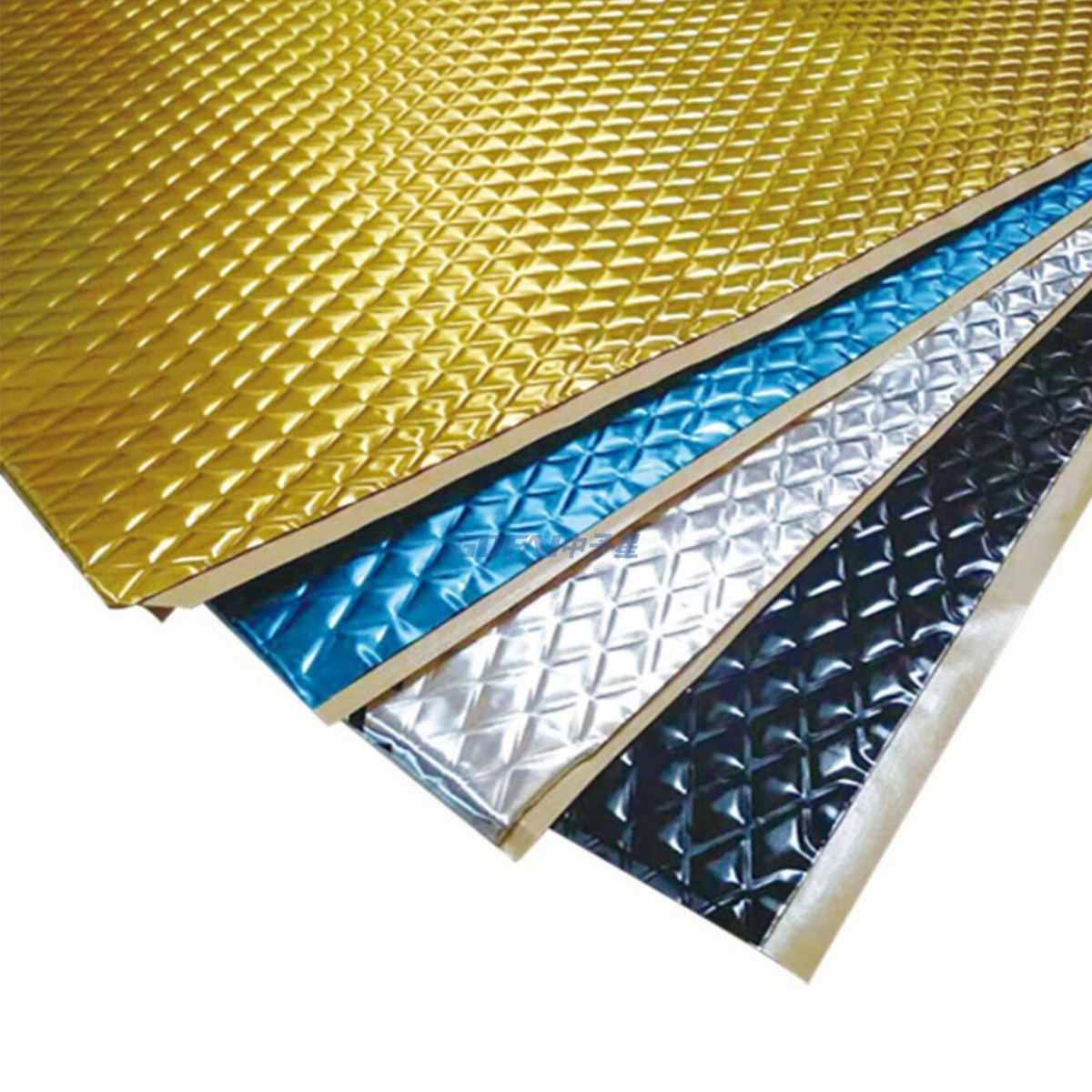 Sound Deadening Car Butyl Rubber Deader Mat Aluminum Foil Damping Butyl Rubber Sheet For Automotive