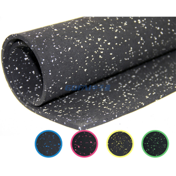 Soundproofing Gym Shock Absorber Rubber Floor Mat Tiles