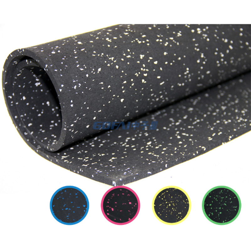 Soundproofing Gym Shock Absorber Rubber Floor Mat Tiles
