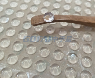 Non-Skidding Self-Adhesive Anti Slip Transparent Silicone Grip Dots Easy Peel And Self-Stick Rubber Bumper Pads