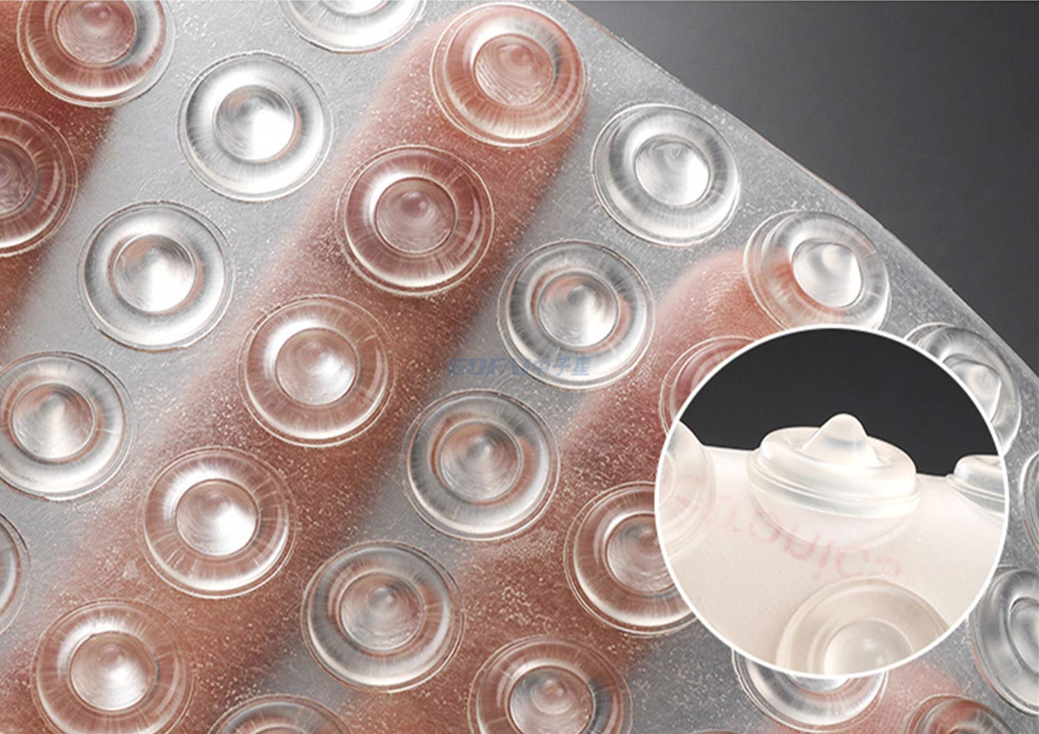 Self Adhesive Transparent Anti Slip Bumpers Silicone Rubber Feet Pads High Sticky Shock Absorber Silicone Anti Slip Pad