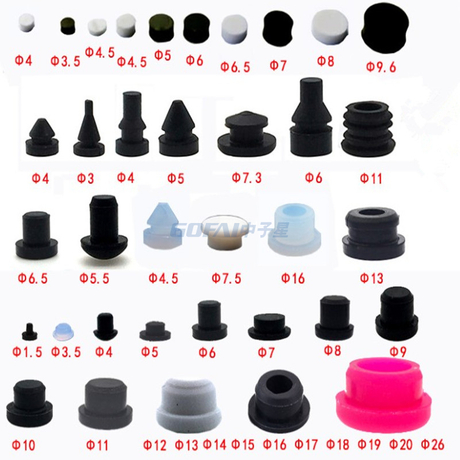 Rubber Sealed Plug Pipe Protective Plug T Type Stopper Water Seal Gasket Pipe Fiting