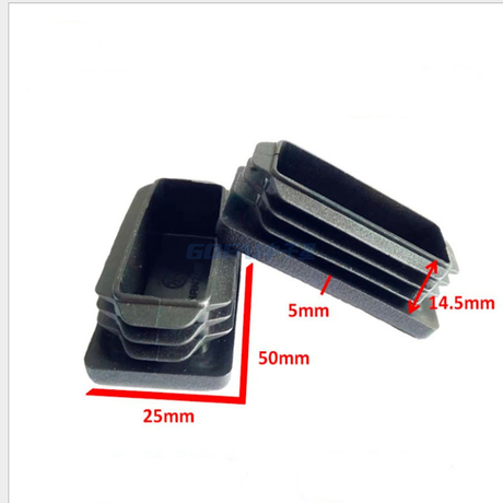 25*25mm 50*25mm Pipe Plug Transparent Square Inner Plug Pipe Rubber Plug Pe Plastic Plug Stool Foot Plug Iron Pipe Plug Custom
