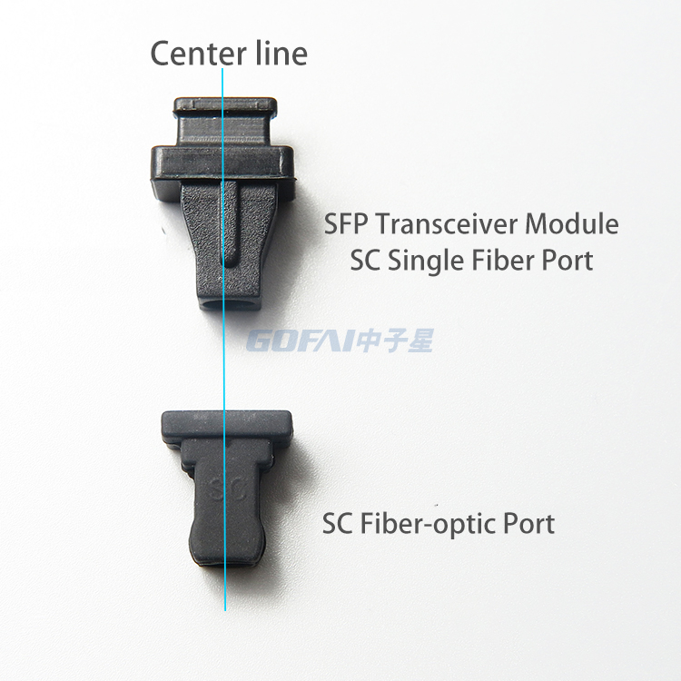 High Quality Silicone SFP SC Fiber Optical Port Protector Cover Dust Plug