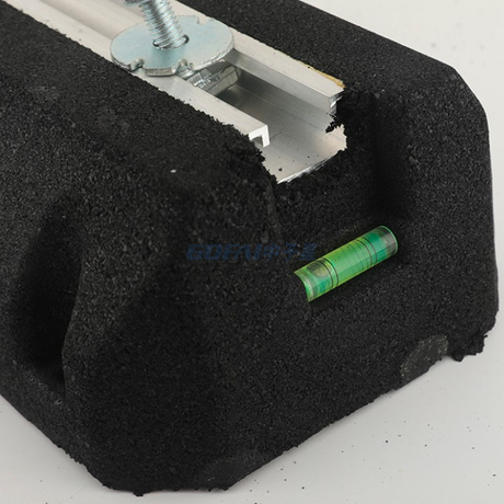 Air Conditioning Mounting Feet/Plot Sol Antivibratile/Flexi Foot Premium Montagesockel Mit Schiene 250 Mm