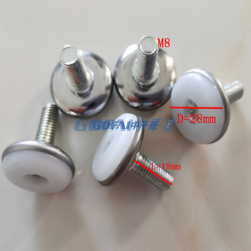 Fast Delivery Time Decorative Metal Furniture Iron Plastic Foot Nail Adjustable Feet