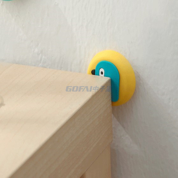  New Arrival Silicone Door Stopper Bumpers Transparent Rubber Adhesive Wall Protector