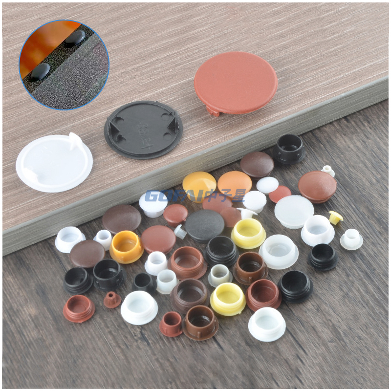 Furniture Threaded Hole Plug Waterproof Post Pipe Insert End Caps Hole Plugs