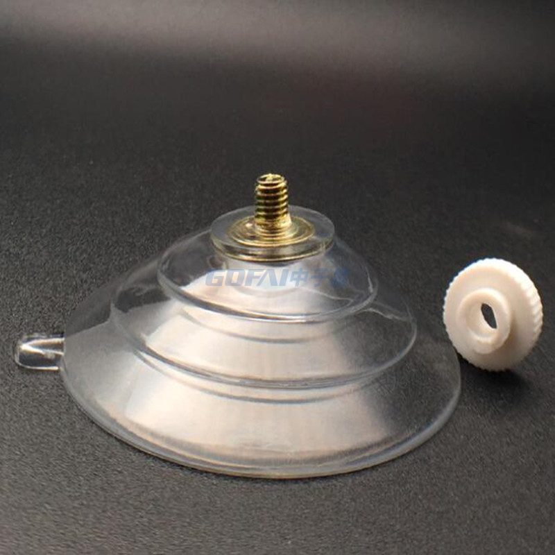 Plastic Suction Cup with Plastic Hook for Retailed Display