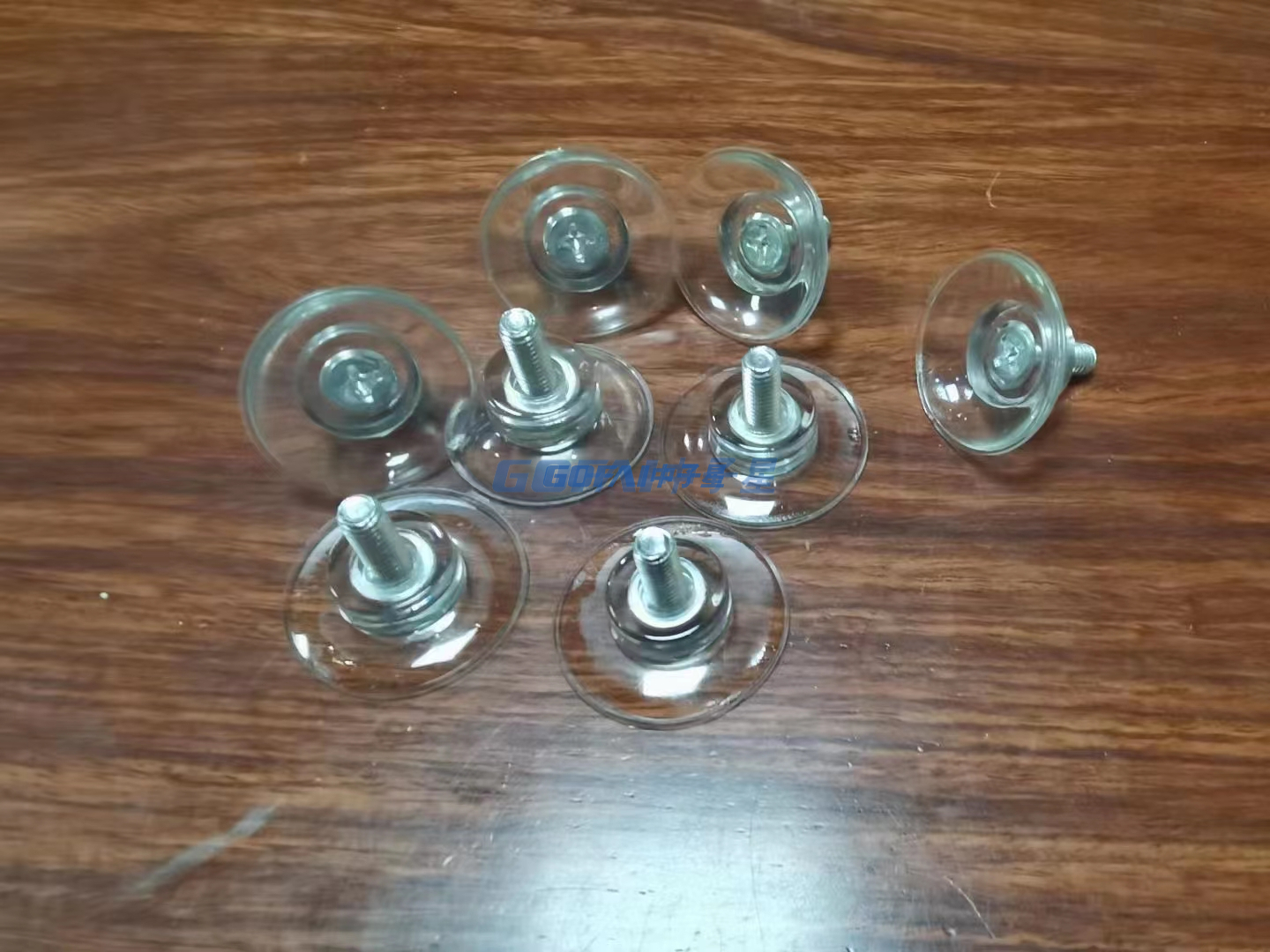 Transparent Vacuum Screw Nut Suction Cup for Glass Tea Table