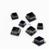 1/2" 1" 1 1/4" 1 1/2" 2" 3" Square Plastic Hole Plugs Inserts for Furniture Metal Tube Chair Leg Plastic Tube End Cap