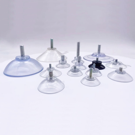 25-85mm Threaded Suction Cup with M4 M5 M6 M8 Screw and Nut for Glass Table Tops
