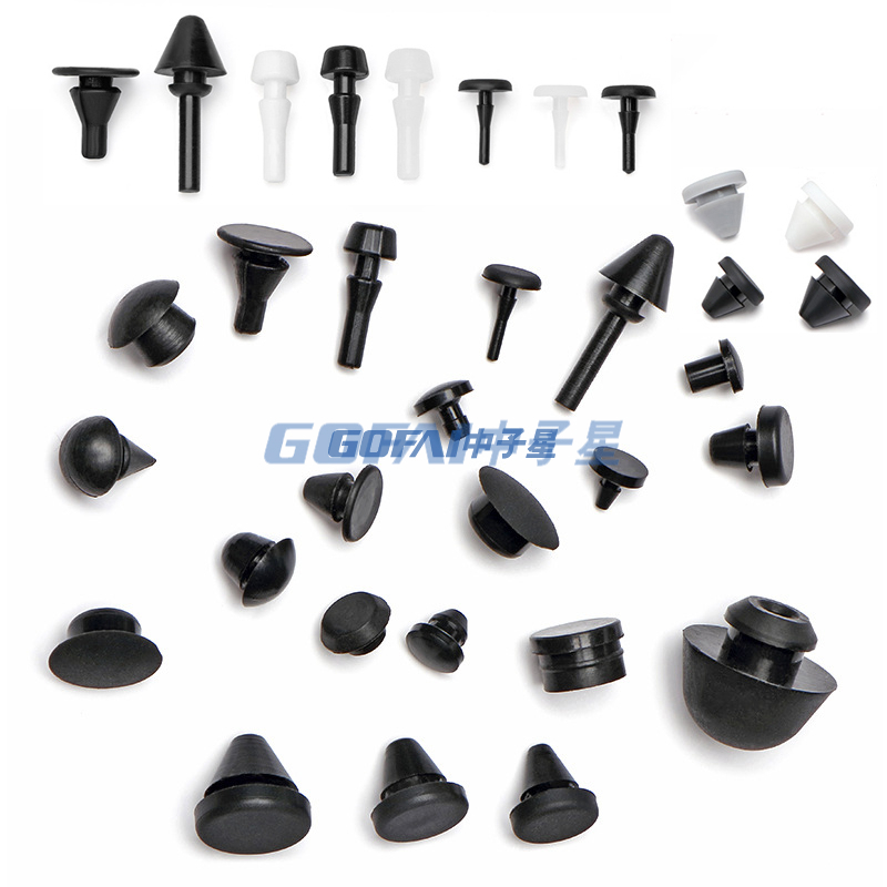 1.8-51mm Hole T Shape High Temperature Resistant Food Grade Silicone Anti-collision Hole Plugs