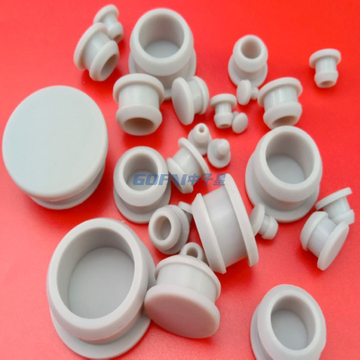 Custom Pipe Water Hole End Seal Silicone Rubber Products Bung Dust Cover Plugs Butyl Silicone Rubber Plug Stopper
