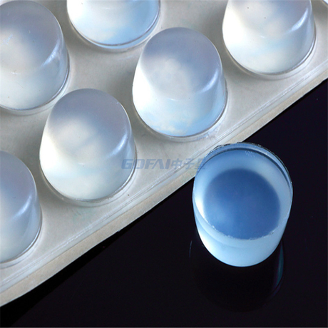 Black Self-adhesive Flat Top Bumpers