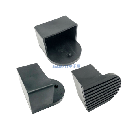 Fitness Equipment Accessories 50*70 PVC Foot Cap with Nail / 50*80 Plastic Anti-slip Protector End Cap