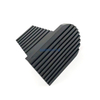 Fitness Equipment Accessories 75*75 mm PVC Foot Cap with Nail / Plastic Anti-Slip Protector Tube End Cap