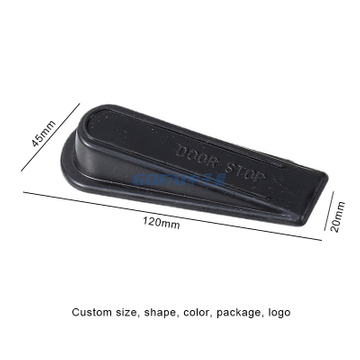 Non-Scratching Anti-Slip Rubber Door Stopper Wedge for Bottom of All Floors / Silicone Baby Safety Door Stop Wedge