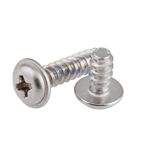 Stainless Steel Carbon Steel Black Zinc/ Bright Nickel Cross Round Head Self Tapping Flat Tail Screw