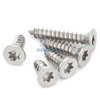 304 Stainless Steel Plum Blossom Groove Screw with Column Tapered Self-tapping Screws with Countersunk Head Plum Blossom