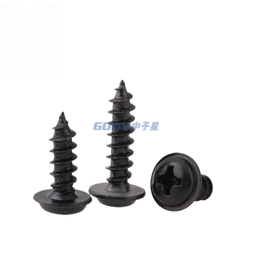Self-tapping Screws with Cross Round Head Pointed Tail