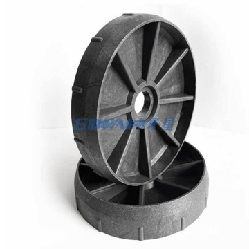 Manufacturer Wholesale Supply 3 Inches Round Paper Tube Plug White Plastic Reinforcement Plastic Plug Head Rubber Core Tube Plug