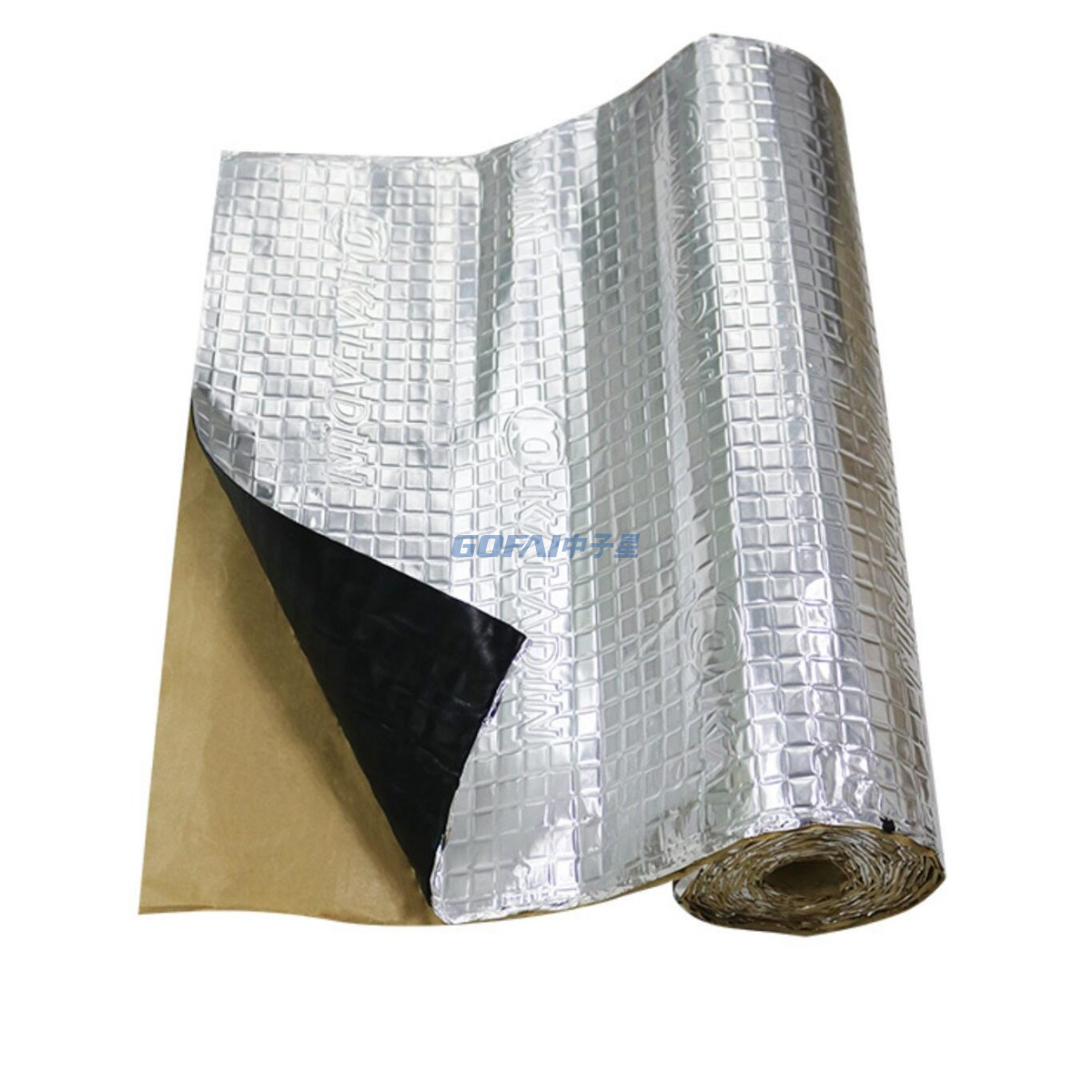 Sound Deadening Car Butyl Rubber Deader Mat Aluminum Foil Damping Butyl Rubber Sheet For Automotive
