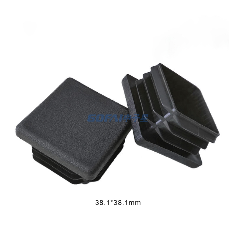 1.5 inch Tube Plug Insert for Furniture Chair Leg Steel Fence Post/ 38.1mm Pipe Tube Cover Furniture Slide End Cap