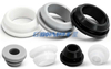 Through Hole Buckled Silicone Rubber Grommet Cable Bushing 