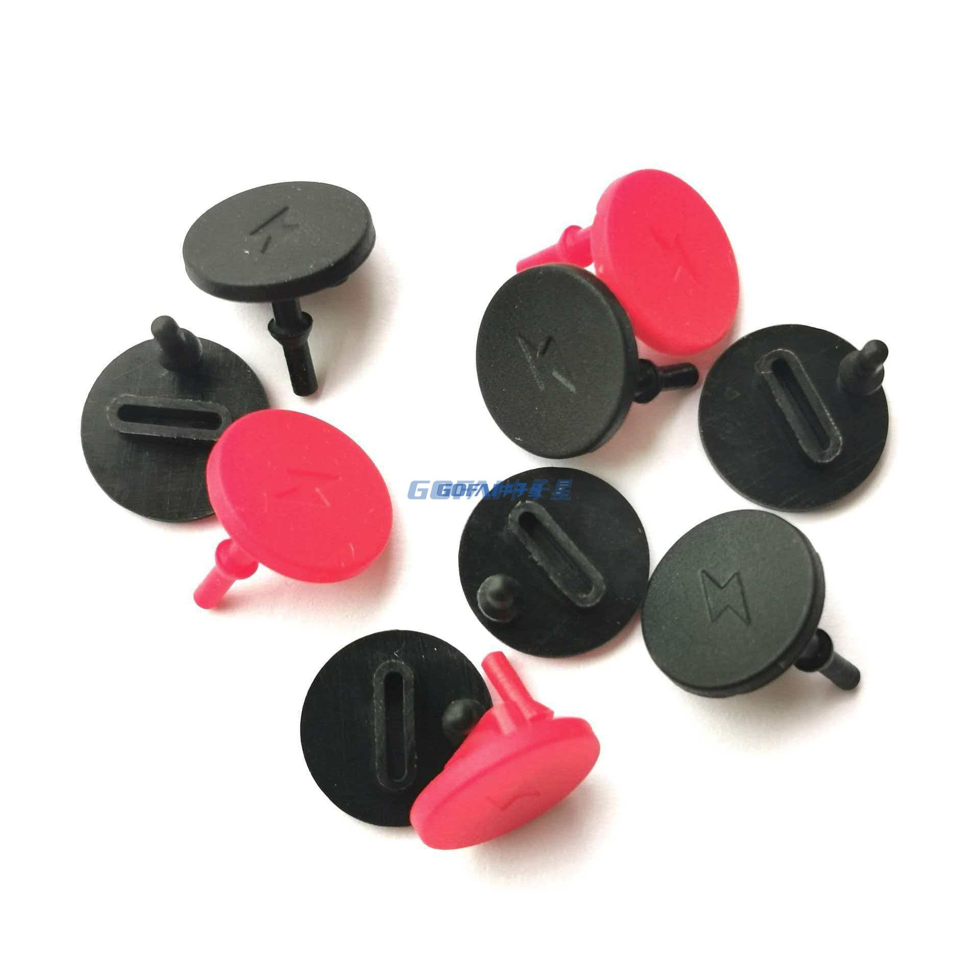 Waterproof Silicone USB Type C Round Dust Plug Cover 