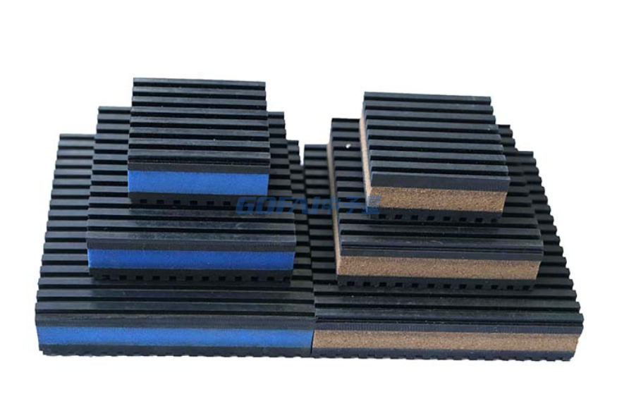 Rubber Composite EVA Shock Absorbing Buffer Pad - Anti-Vibration Isolator for Machinery/AC Unit Noise Reduction