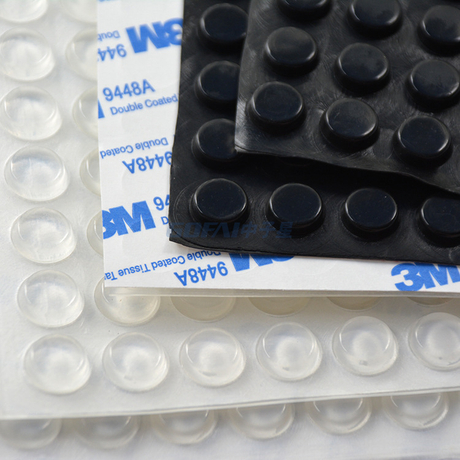 China Manufacturers 3M Adhesive Universal Silicon Heat Rubber Pad Rubber Foot Pads