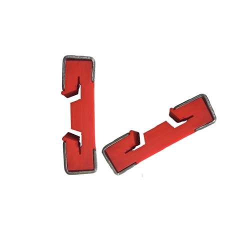 Ceiling wall elastic silicone sound insulation damping clip/Resilient sound isolation clip for ceiling grid and wall stud
