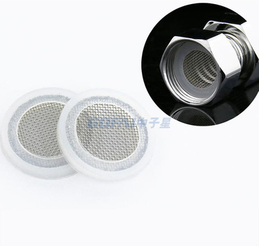 304 Stainless Steel Filter Mesh Silicone Gasket for Shower Head Water tap Faucet 1/2” 3/4"