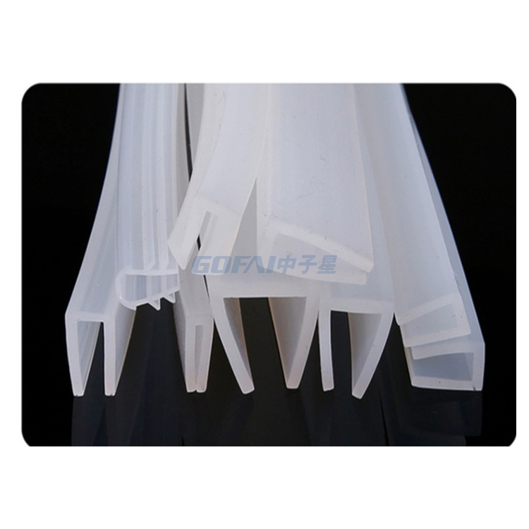 U Shape Silicone Extruded Rubber Edge Sealing Strip