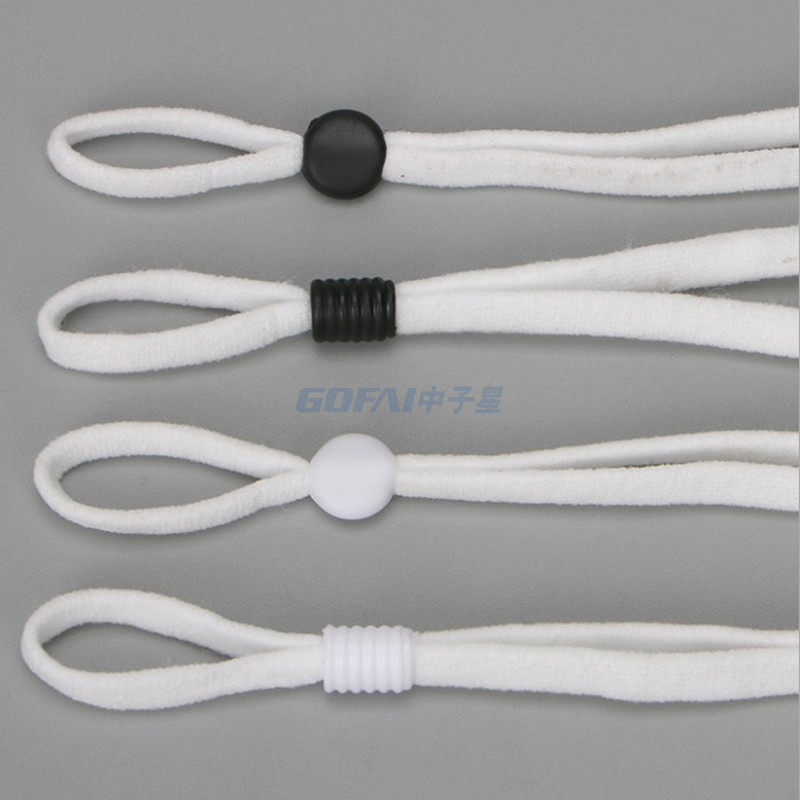 Soft Rubber Buckle And Elastic Ear Strap Adjustable Buckle for Mask Rope